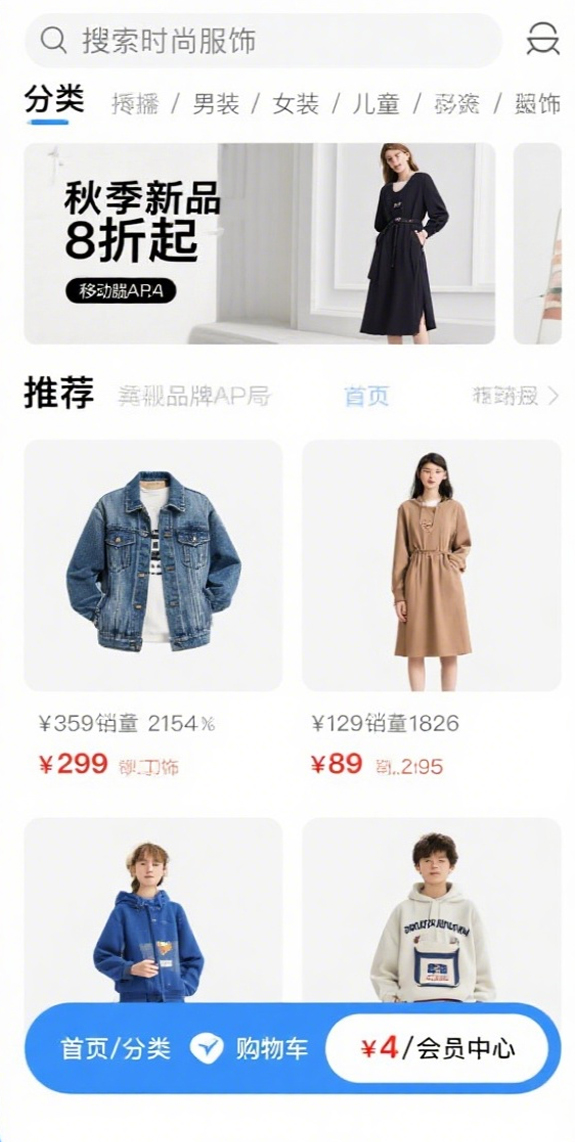 服饰品牌会员APP