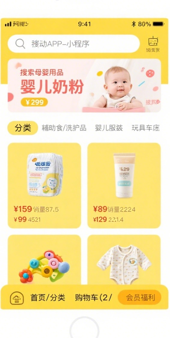 母婴用品会员系统